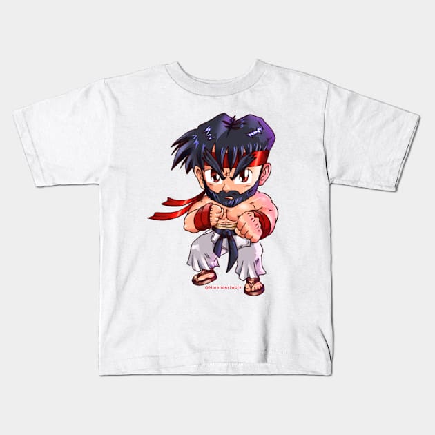 90's Fighter Kids T-Shirt by MorenoArtwork